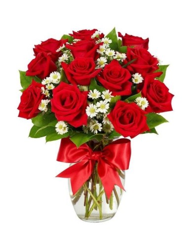 Bouquet di 9 rose rosse | Torino Fiori