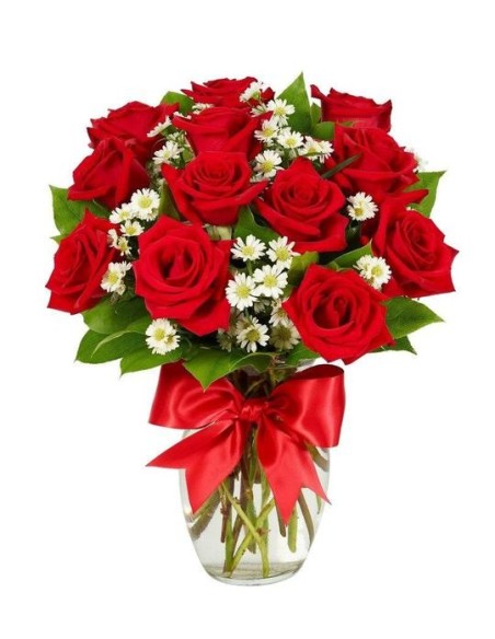 Bouquet di 9 rose rosse | Torino Fiori