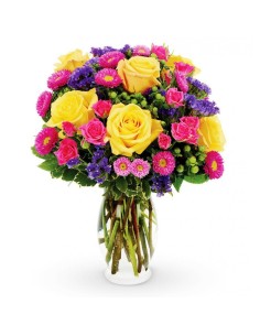 Mixed coloured bouquet |Turin Flowers